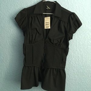 NWT Bebe Button Down blouse